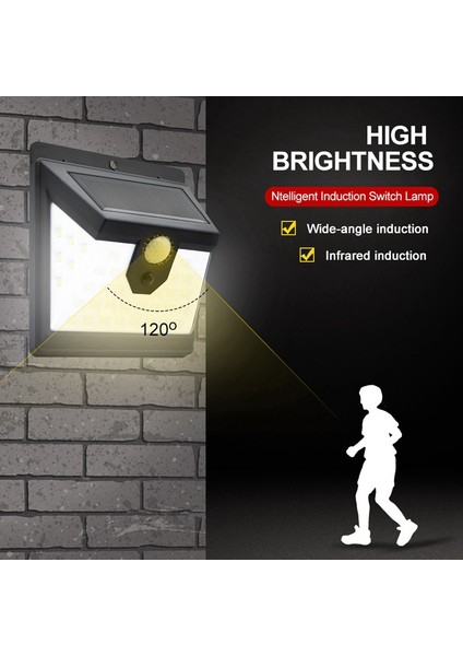 Güneş Enerjili Işıklar Dış Mekan 40 LED ve 3 Çalışma Modu IP65 Su Geçirmez Güneş Enerjili Işıklar Güvenlik Güneş Enerjili Hareket Sensörü Işıkları 2 Paket (Yurt Dışından) fiyatları