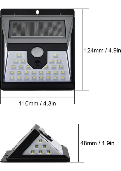 Güneş Enerjili Işıklar Dış Mekan 40 LED ve 3 Çalışma Modu IP65 Su Geçirmez Güneş Enerjili Işıklar Güvenlik Güneş Enerjili Hareket Sensörü Işıkları 2 Paket (Yurt Dışından) modelleri