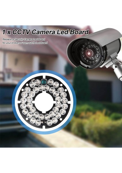 Cctv Ccd Güvenlik Kamerası Için Kızılötesi Ir 36 LED Aydınlatıcı Kart Plakası (Yurt Dışından) indirimleri