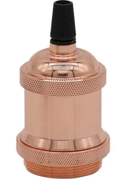 Vintage Lamba Tabanı Lamba Kafası Renkli Işık Alüminyum Işık Soketi E27 Vida Ampul Tabanı Yatak Odası Retro Parçaları Lamba Tutucu F (Yurt Dışından)