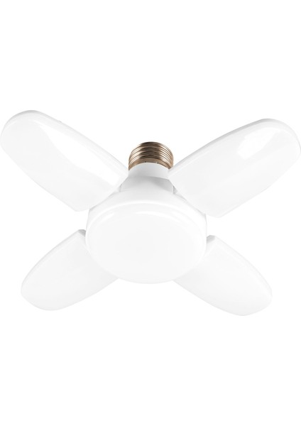 1 Adet E27 LED Lamba LED Ampul 28W LED Işık Ampul Ac 85-265V Katlanabilir Vantilatör Pervanesi Işıkları Aydınlatma Oturma Odası Için Garaj Işığı (Yurt Dışından)