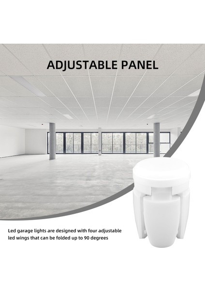 1 Adet E27 LED Lamba LED Ampul 28W LED Işık Ampul Ac 85-265V Katlanabilir Vantilatör Pervanesi Işıkları Aydınlatma Oturma Odası Için Garaj Işığı (Yurt Dışından)