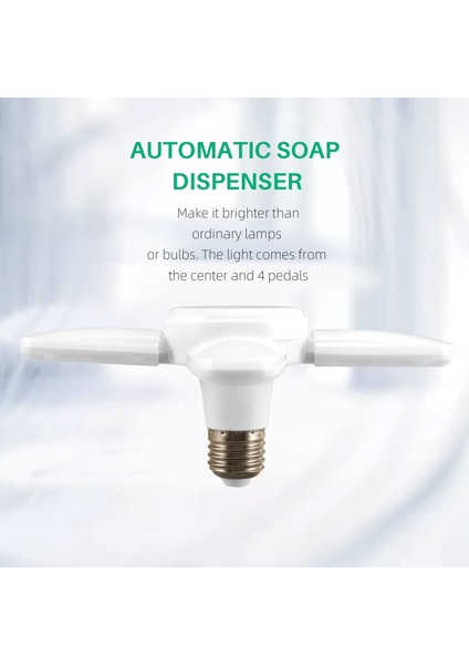 1 Adet E27 LED Lamba LED Ampul 28W LED Işık Ampul Ac 85-265V Katlanabilir Vantilatör Pervanesi Işıkları Aydınlatma Oturma Odası Için Garaj Işığı (Yurt Dışından)