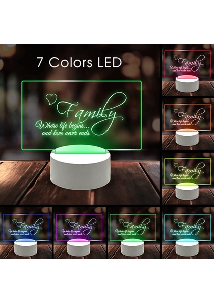 LED Not Panosu Gece Lambası USB Tak Mesaj Panosu Tatil Işık Odası Dekor Gece Lambası Kız Arkadaşı Hediye Kalp Şekli (Yurt Dışından) fırsatları