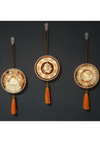 Arap Gece Lambası Ramazan Eid Duvar Aydınlık LED Lamba Mübarek Müslüman Islam Parti Mübarek Asılı Dekorlar Ev Için, D (Yurt Dışından) fiyatları