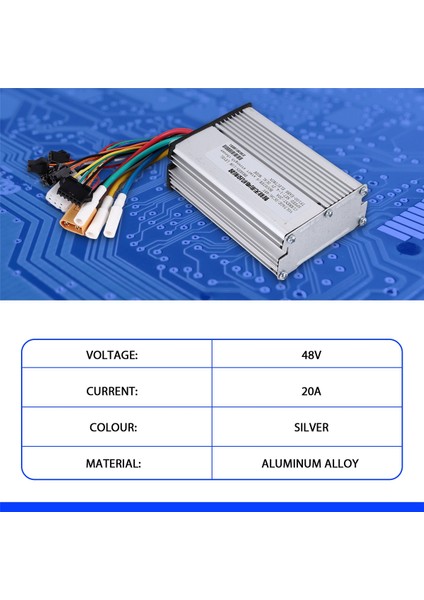 48 V 20A Alüminyum Alaşımlı Elektrikli Scooter Motor Kontrol Cihazı Scooter Yedek Aksesuar Parçaları 10 Inç Kugoo M4,1 Adet (Yurt Dışından)