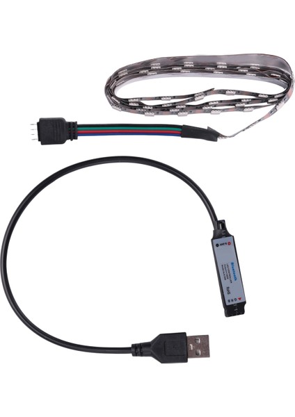 LED Işık Şeridi Su Geçirmez Değildir 5050RGB Bluetooth Uygulaması 5V Ev Dekorasyonu Için Arka Plan Rgb Işık Şeridi 1 Metre (Yurt Dışından) fırsatları