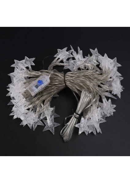 USB5V 10 Metre 60 LED Sarkıt ve Uzaktan Aydınlatma Dekorasyonu Dış Mekan Beyaz (Yurt Dışından) modelleri