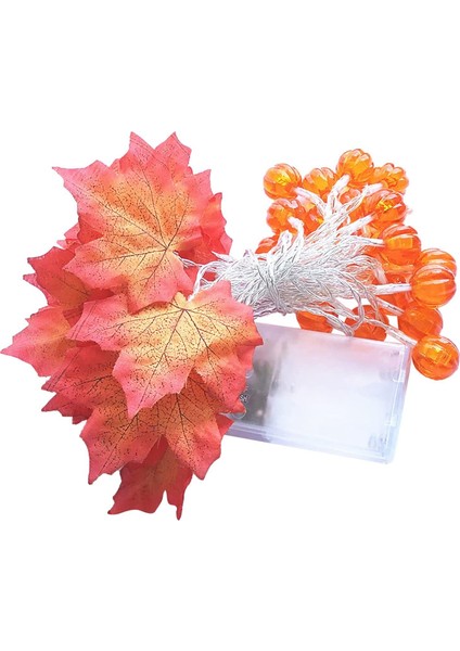 Cadılar Bayramı Süslemeleri Sving Dekor Kabak Dekorasyonu Cadılar Bayramı Işıkları, 40 LED Işıklı Çelenk Çelenk (Yurt Dışından)