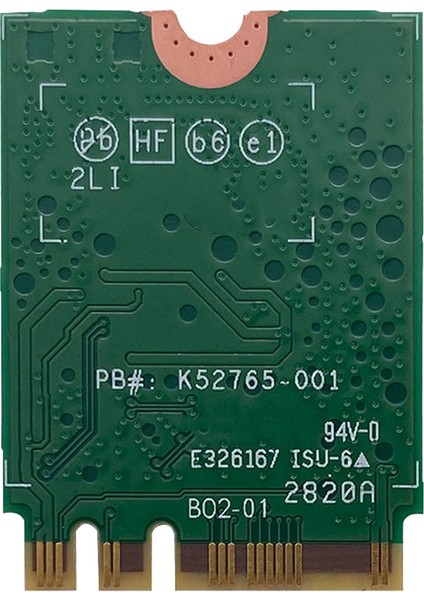 1675X Wifi Kartı Için AX210NGW AX1675X Wi-Fi 6e 802.11AX 2.4g 5g 6g 5374 Mbps Bluetooth 5.2 M.2 Ngff Wifi Adaptörü (Yurt Dışından)