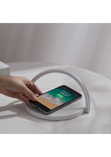 Plus x Xr 12 11 Pro Xs Max Için Kablosuz Şarj Cihazı Masa Lambası Gece Işık Pad'i Şarj Etmek Için (Siyah) (Yurt Dışından) indirimleri