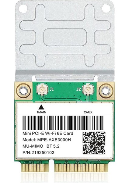 -AXE3000H 5374MBPS Wifi 6e Kablosuz Kart AX210 Mini Pcıe Wifi Kartı Bluetooth 5.2 802.11AX 2.4g/5g/6ghz Wlan Wifi Kartı (Yurt Dışından)