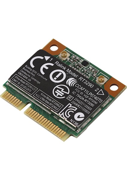 Adet 150 Mbps 2.4 Ghz RT3290 802.11B/G Kablosuz Wlan Kartı Wıfı + Bluetooth Bt 4.0 Yarım Mini Pcı-E Kartı CQ58 (Yurt Dışından)