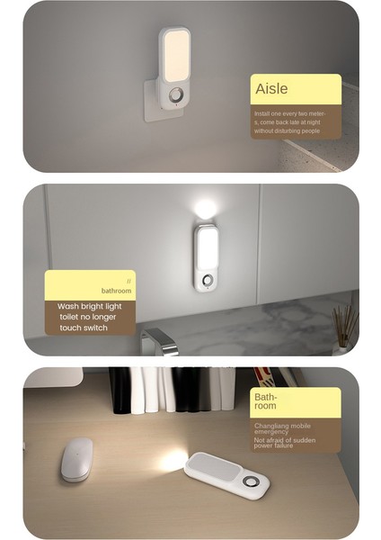 Başucu Lambası Gece Lambası LED Gece Lambası Yatak Odası Lambası Çocuk Sevimli Gece Lambası Koridor Wc Ab Tak Için (Yurt Dışından) indirimleri