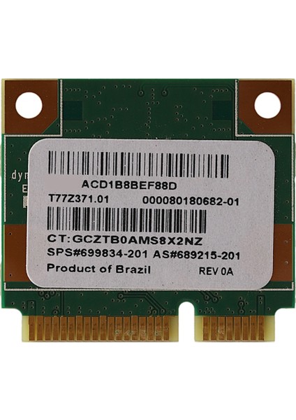 Adet 150 Mbps 2.4 Ghz RT3290 802.11B/G Kablosuz Wlan Kartı Wıfı + Bluetooth Bt 4.0 Yarım Mini Pcı-E Kartı CQ58 (Yurt Dışından)