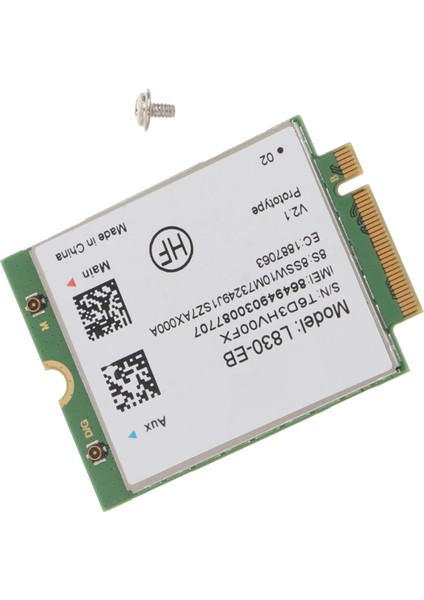 L830-4G Wi-Fi Kart Modülü X280 T480 T580 P52S L480 L580 T490 T590 P53S T490S X390 L490 L590 01AX761 (Yurt Dışından)