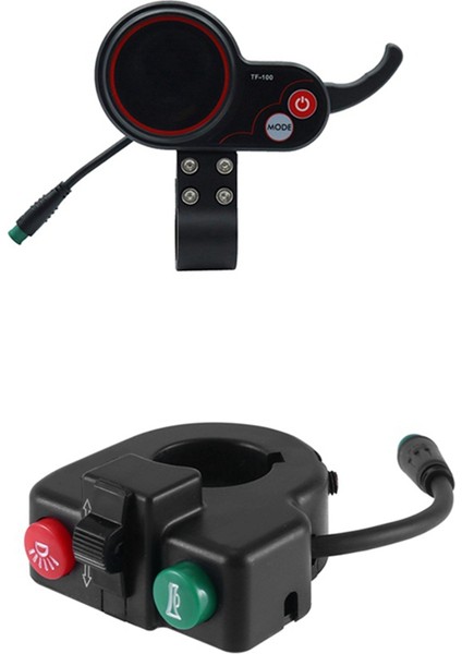 TF-100 LCD Ekran Enstrümanı Kugoo M4 10 Inç Elektrikli Scooter Bisiklet Modifikasyonu, 5 Pin Için Uygundur (Yurt Dışından)