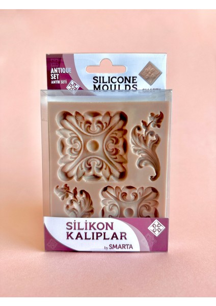 HOBİ MARKET ART Smarta Silicone Moulds Silikon Epoksi ve Polimer Kil Kalıbı Antıque Set