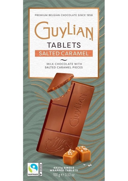 Tablets Salted Caramel Milk Chocolate 100 gr