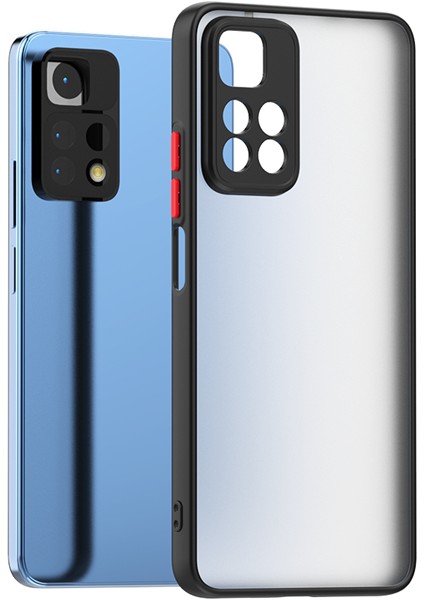 Xiaomi Redmi Note 11 Pro 5g Kılıf Zore Hux Düğme ve Kapak Zıt Renk Kılıf fırsatları