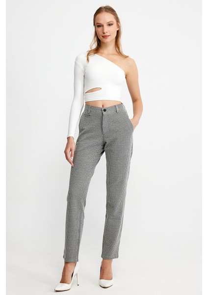 Ekoseli Comfort Fit Chino Pantolon (Erk56013) modelleri