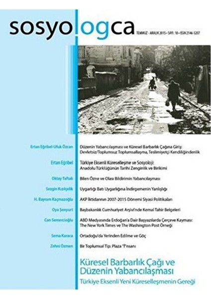 Sosyologca Dergisi Sayı: 10