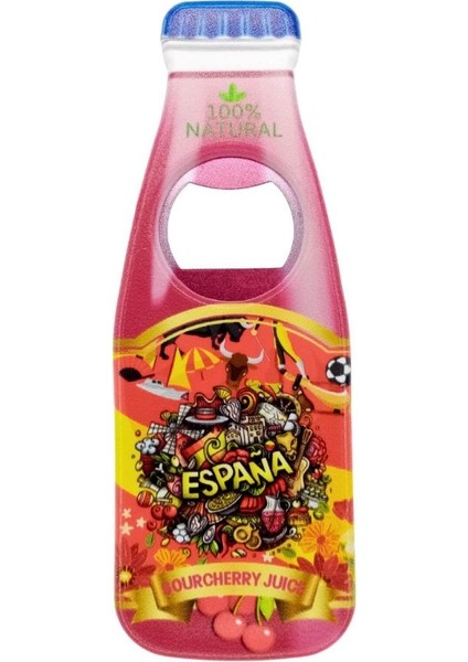 Ispanya Temalı Magnet Şişe Açacak
