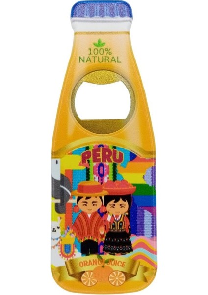 Peru Temalı Magnet Şişe Açacak