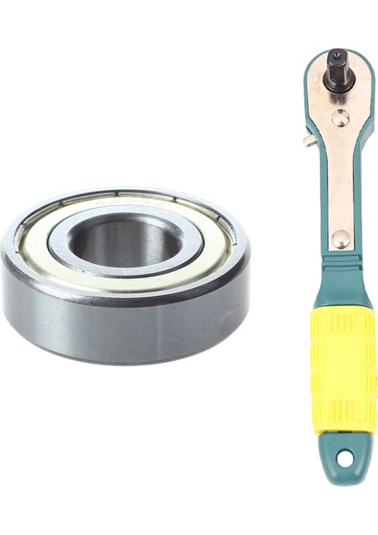 Adet 6203Z Sabit Bilyalı Metrik Rulman ve 1 Adet Mini 1/4 Kafa Tornavida Kutup 6.35MM Altıgen Cırcır Soket Anahtarı (Yurt Dışından)