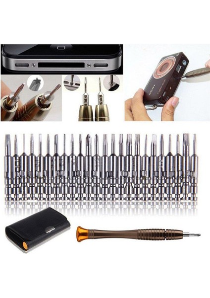 iPhone Cep Telefonu Tablet Pc Için 25'i 1 Arada Torx Tornavida Onarım Aleti Seti (Yurt Dışından)