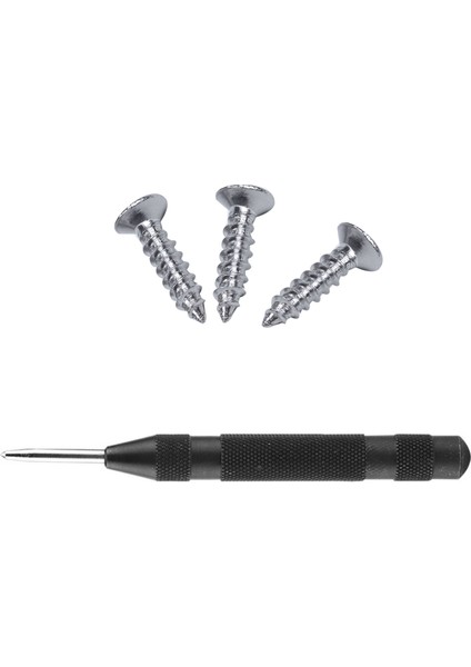 60 Adet Paslanmaz Çelik Düz Kafa Phillips Başlı Vida 12MM x 3mm ve 1 Adet Otomatik Merkezi Punch Matkap Ucu Araçları (Yurt Dışından) fiyatları