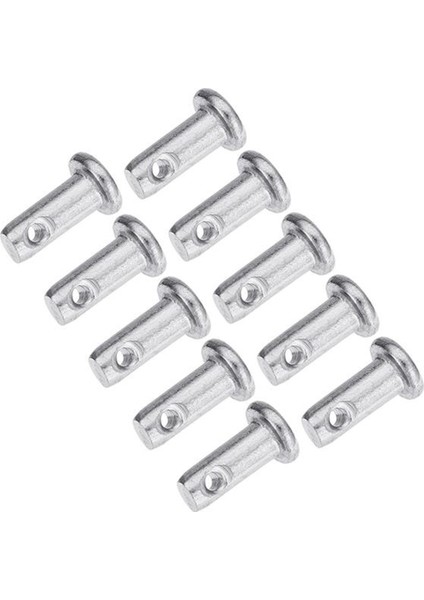 Geleneksel 10 Adet GB882 M4X10 Yerleştirme Pimi 304 Paslanmaz Çelik Silindirik Pim Düz Kafa Delikli (Yurt Dışından)