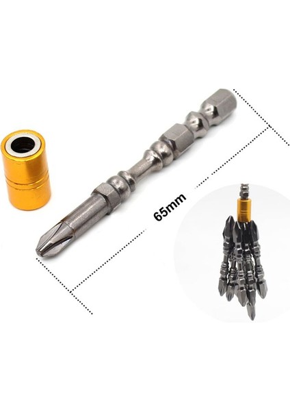 Ph2 Sertlik 65 mm Çapraz Başlı Tornavida Bit Tek Kafa Elektrikli Tornavida Phillips Tornavida Manyetik Halkalı (Yurt Dışından) fırsatları