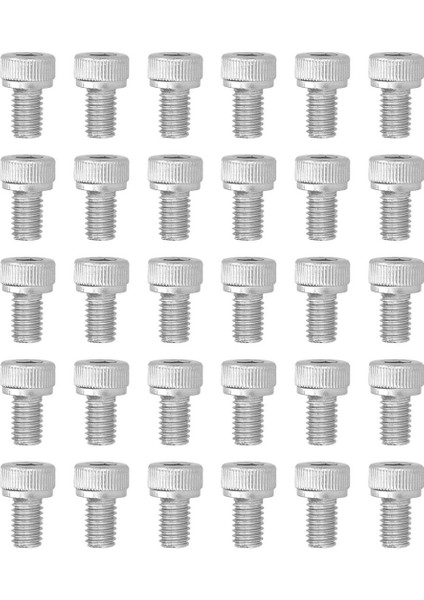 30 Adet A2‑70 Çelik M5 Altıgen Altıgen Soket Allen Başlı Vida Seti (Yurt Dışından)