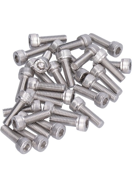 30 Adet A2‑70 Çelik M5 Altıgen Altıgen Soket Allen Başlı Vida Seti (Yurt Dışından) fiyatları