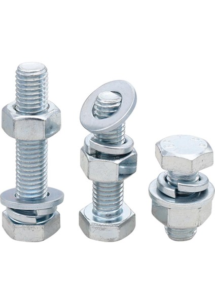 8.8 Sınıf Galvanizli Dış Altıgen Vida Somunu Seti M5M6M8M10M12M14M16M18M20 Somun Contası (Yurt Dışından)