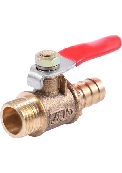 Zoroom 3x 10MM x 1/4 Inç Pt Erkek Konu Tam Bağlantı Kolu Kolu Hortum Diken Pirinç Küresel Vana (Yurt Dışından) fırsatları