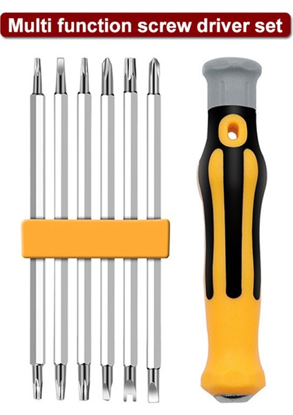 2x 12 In 1 Çok Fonksiyonlu Ev Tornavida Seti Tornavida Özel Şekilli Phillips Çift Kafa Torx Tornavida (Yurt Dışından) indirimleri