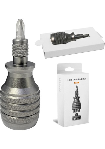 7 In 1 Mini Tornavida Titanyum Tornavida 1/4 Inç Manyetik Phillips Torx Tornavida Bit Kiti Ev Tamir Araçları (Yurt Dışından)