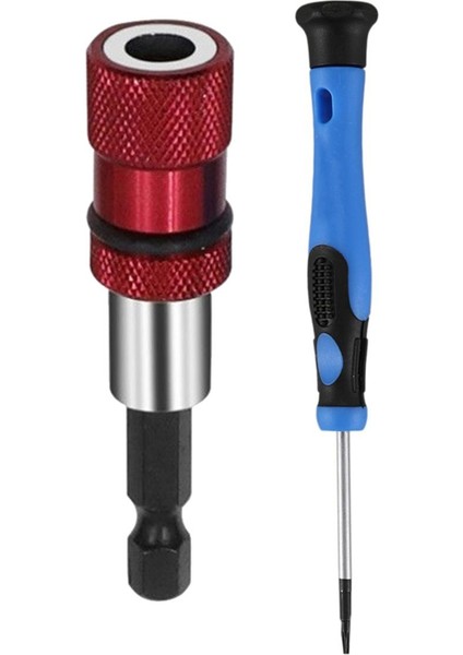 Nemli Yerleşimler Kolu Mıknatıs Ucu Güvenlik Torx Tornavida 1/4 Hex Shank Elektrikli Matkap Manyetik Tornavida Bit Tutucu (Yurt Dışından)