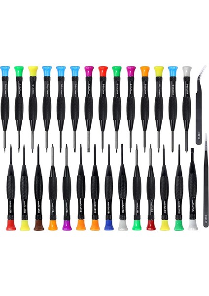 Ncanruı 30 In 1 Torx Tornavida Seti Manyetik Hassas Tornavida Seti Phillips Düz Kafa Mini Tornavidalar Esd Cımbız (Yurt Dışından)
