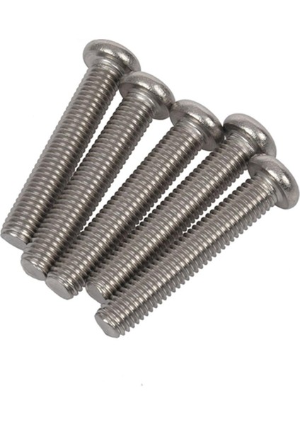 M8 x 45MM 304 Paslanmaz Çelik Phillips Makine Vidası Cıvata 10 Adet (Yurt Dışından)