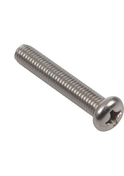 M8 x 45MM 304 Paslanmaz Çelik Phillips Makine Vidası Cıvata 10 Adet (Yurt Dışından)