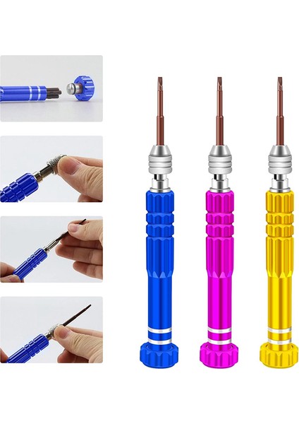 Gözlük Tamir Takımı Çok Fonksiyonlu 5'i 1 Arada Tornavida Seti, Gözlükler Için 13 Hassas Tornavida Başlığı ile (Yurt Dışından) indirimleri