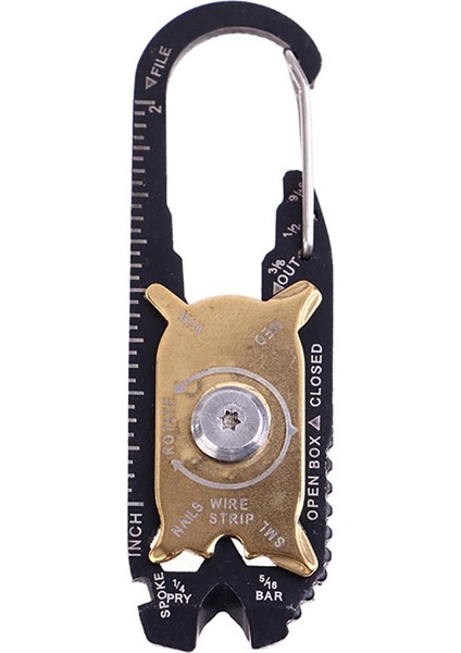 Rulet 20 In 1 Paslanmaz Çelik Anahtar Tornavida Edc Anahtarlık Dış Mekan Aletleri El Aletleri Creek (Yurt Dışından)