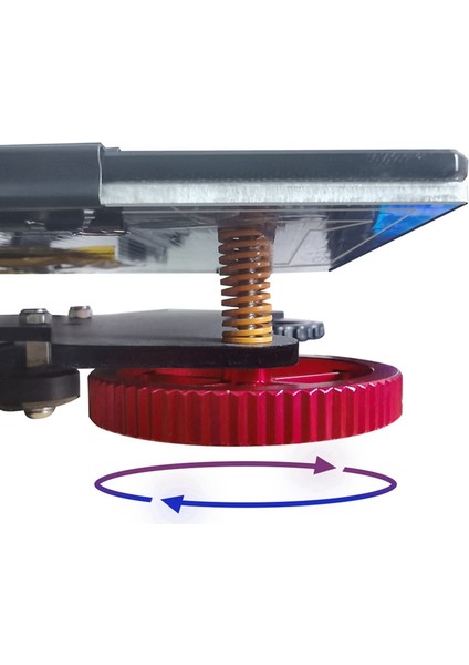 Adet Kırmızı Metal Tesviye Büyük Somun M4, Anet Creality 3D Sıcak Yatak Platformu Yükseltme Modülü Için Uygundur (Yurt Dışından)