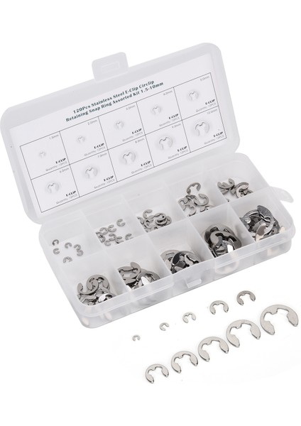 E Segman Çeşitler Kiti Sabitleme Için Paslanmaz 304 Paslanmaz Çelik Klips Yıkayıcı (Yurt Dışından) fırsatları