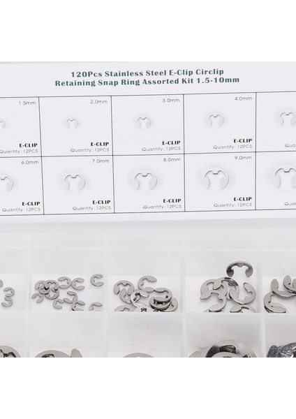 E Segman Çeşitler Kiti Sabitleme Için Paslanmaz 304 Paslanmaz Çelik Klips Yıkayıcı (Yurt Dışından) indirimleri