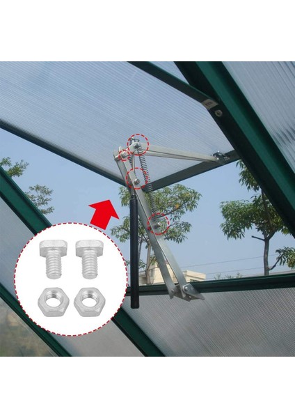 Bahçe MALZEMELERI-100 x Vida 100 x Somun-Gümüş (Yurt Dışından) fırsatları