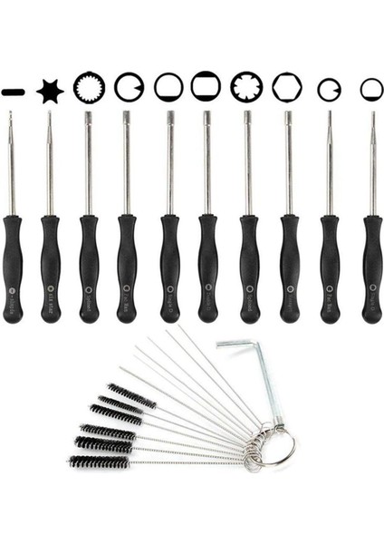 Karbüratör Ayarlama Aracı ile Karbüratör Temizleme Fırçası Iğnesi Ortak 2 Döngüsü Küçük Motor Için Echo Stıhl Poulan Husqvarna Mtd Ryobi Homelite Düzeltici Yiyen Testere (Yurt Dışından)